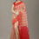 Thumbnail: Soft Cotton Dhakai Jamdani Saree in Beige With Red