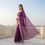 Thumbnail: Woven Design Pure Cotton Saree In Purple