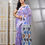 Thumbnail: Cotton Silk Dhakai Jamdani - Karat Work Handloom Saree(Lavender  & Grey).