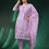 Thumbnail: Muslin Silk Partywear 3pcs Set in Lavender