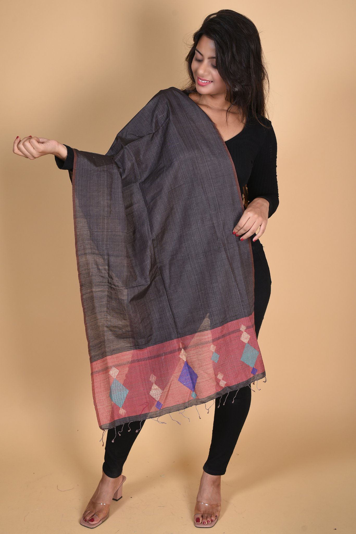 Cotton Jamdani Dupatta