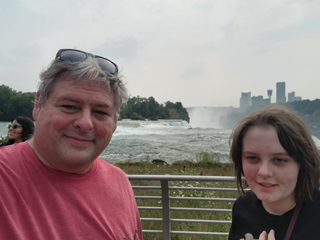 Niagara Falls with AnnaLeigh and Fin.  August 6, 2025