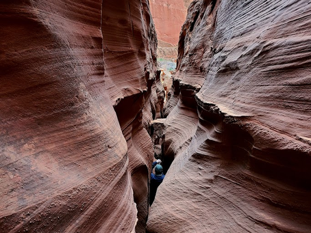 Cathedral Slot Canyon, March, 2022