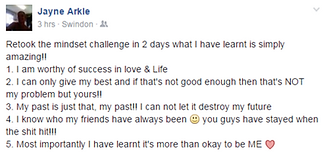 Jayne Arkle testimonial Rebecca Adams mi