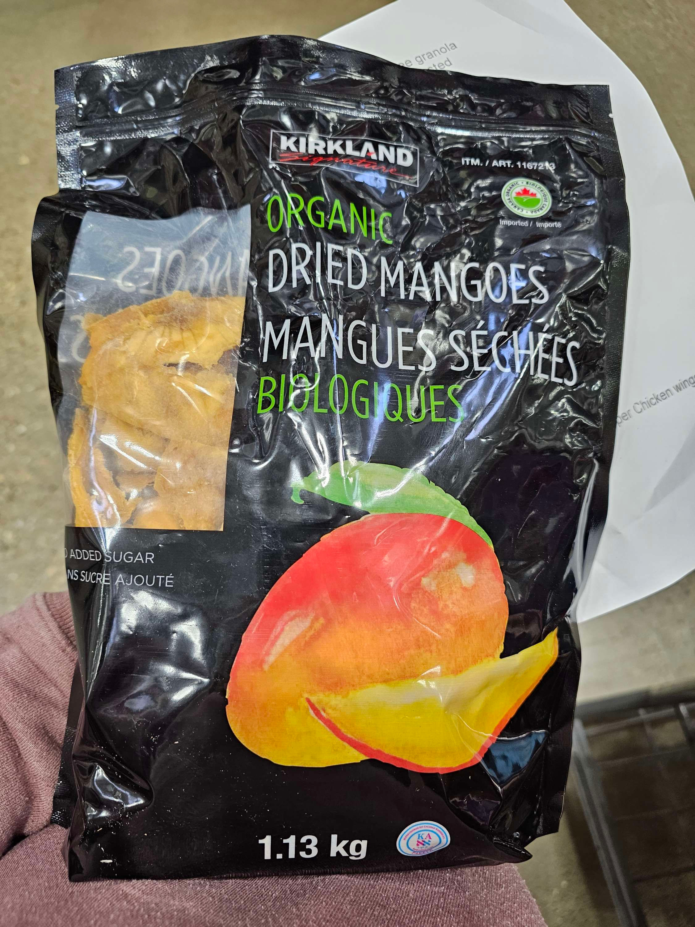 Organic Dried Mangos 