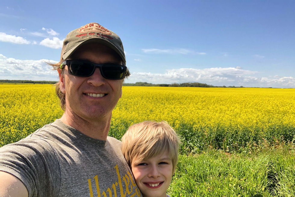 The Great Plains of the Canadian Prairies.