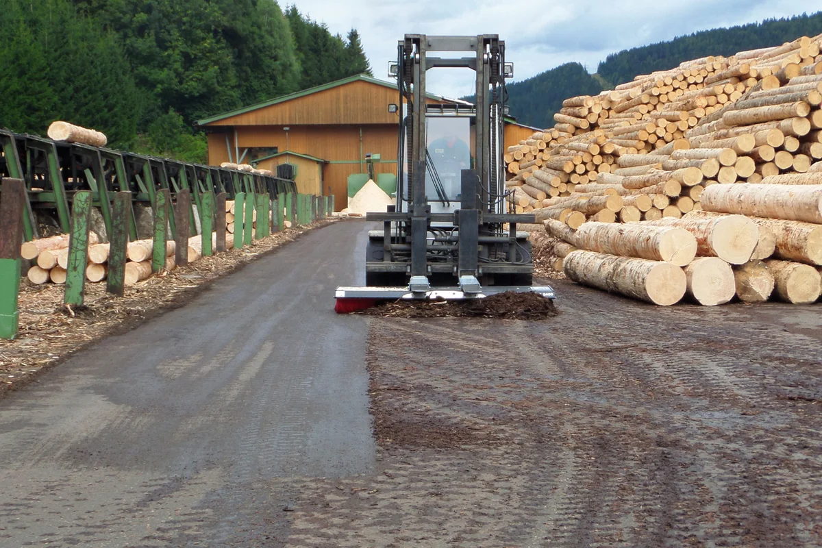 CLEANsweep im Einsatz – Holz – Sägemehl