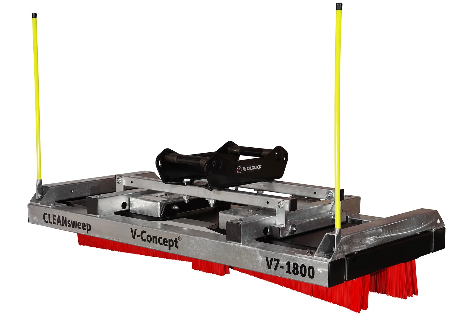 CLEANsweep V7 – Einstieg · Bagger-Schnellwechselaufnahme