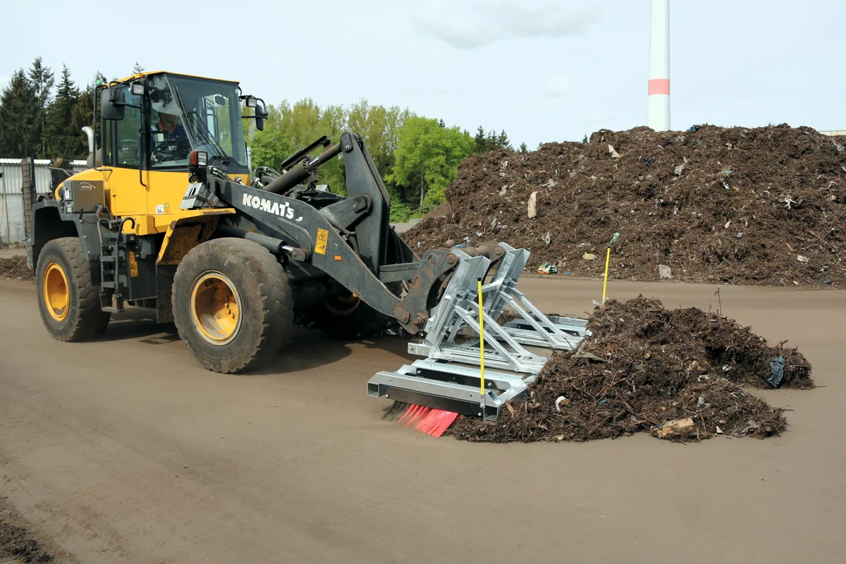 CLEANsweep im Einsatz – Recycling – Betonbruch