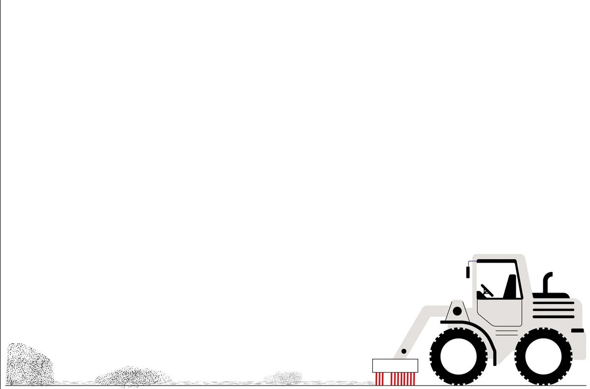 CLEANsweep V-Concept Kehrbesen im Vergleich zur rotierenden Kehrmaschine – Grafik