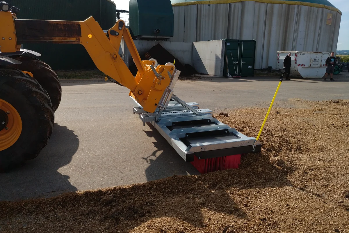 CLEANsweep im Einsatz – Biogas