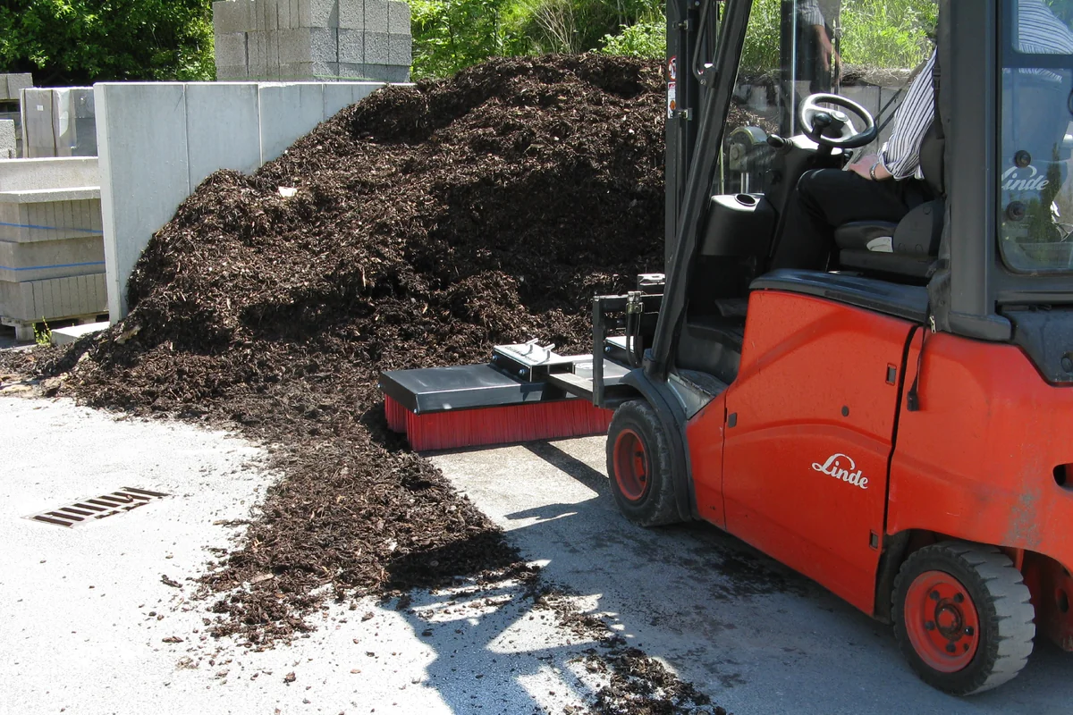 CLEANsweep im Einsatz – Holz – Hackschnitzel