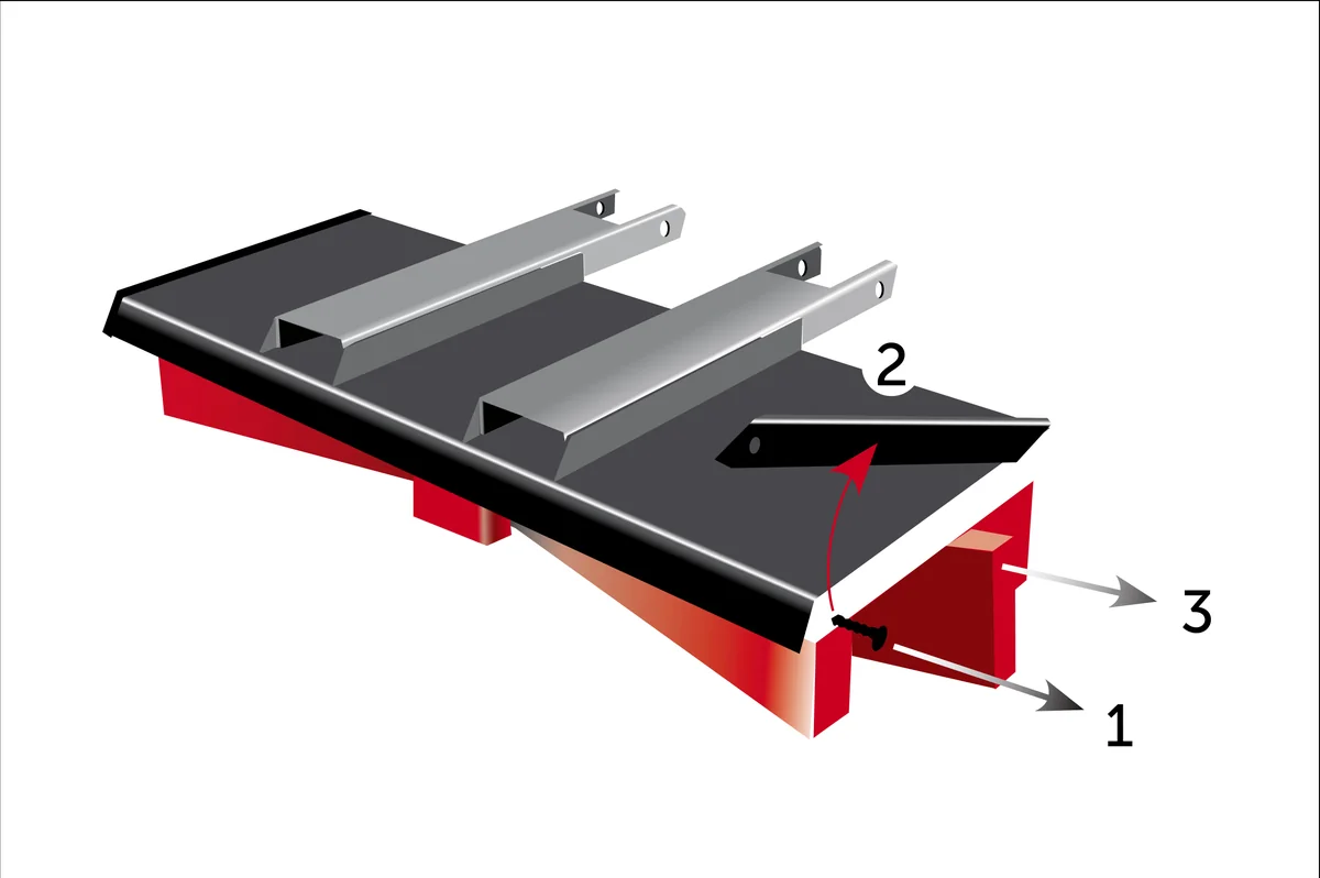 CLEANsweep V-Concept Kehrbesen im Vergleich zur rotierenden Kehrmaschine – Grafik
