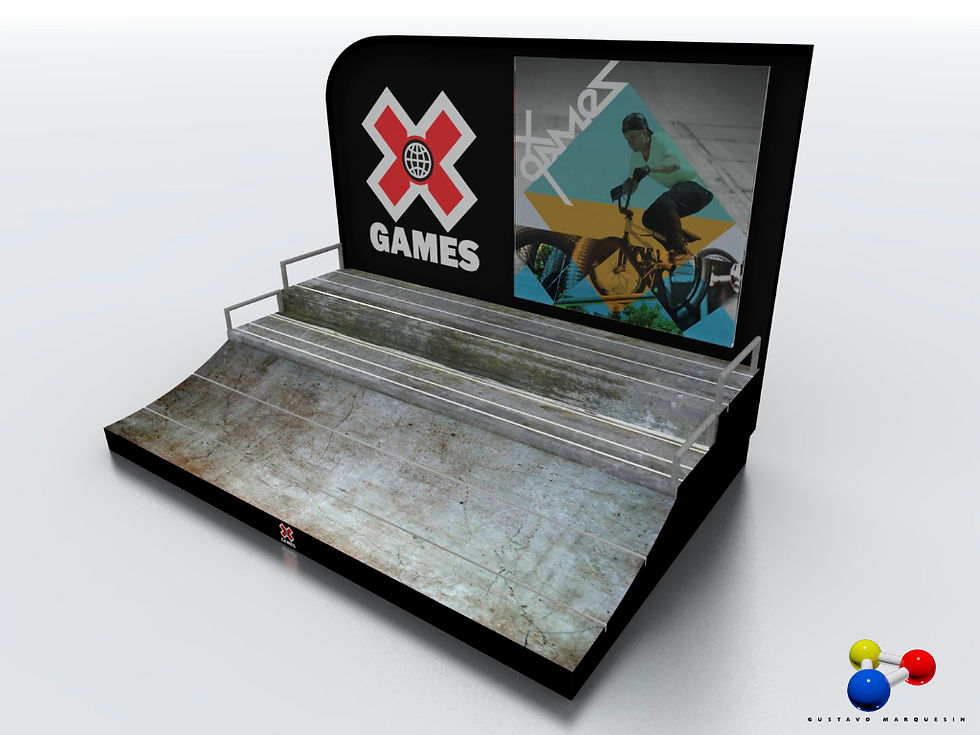 Display Vitrine X-Games