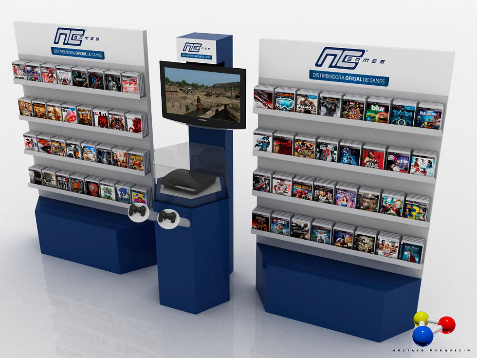 Expositor Loja NC Games