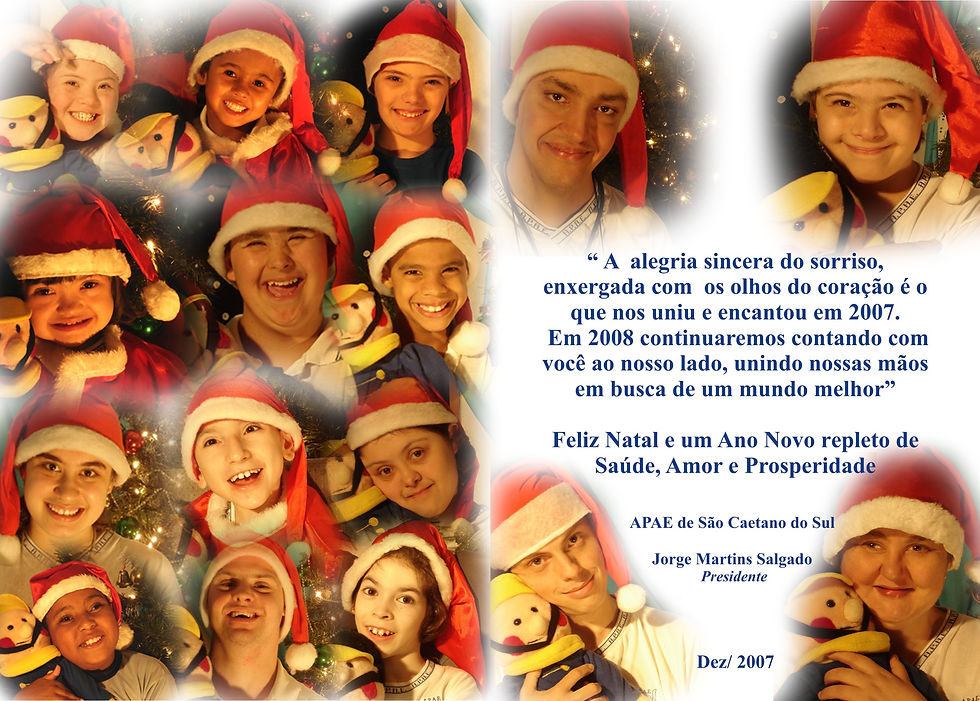Cartão de Natal APAE São Caetano