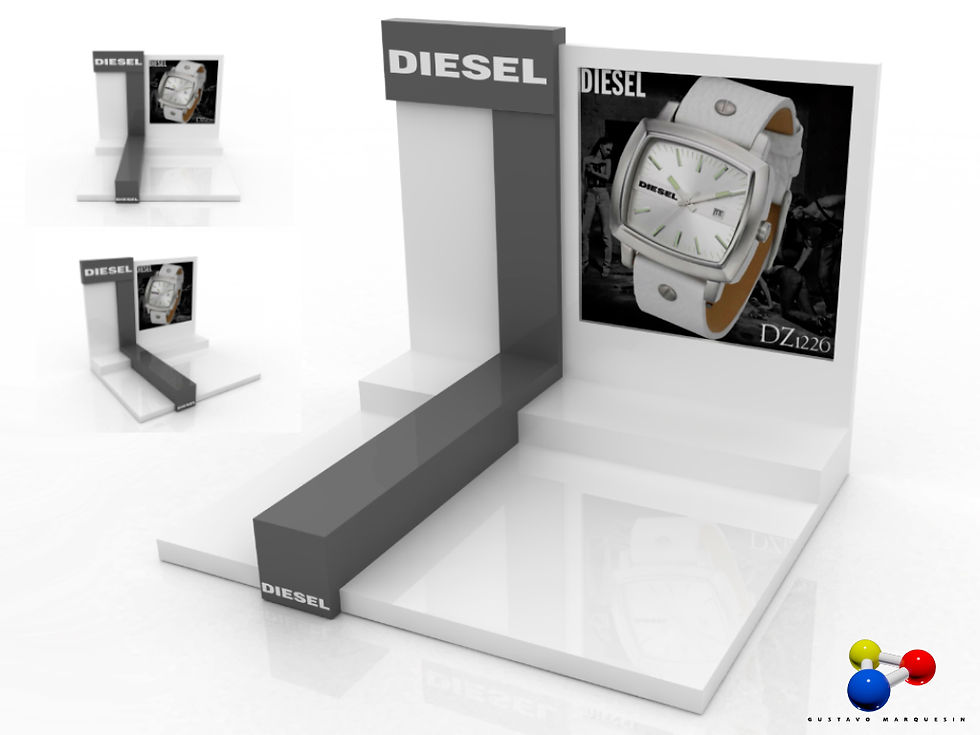 Expositor Relógios Diesel