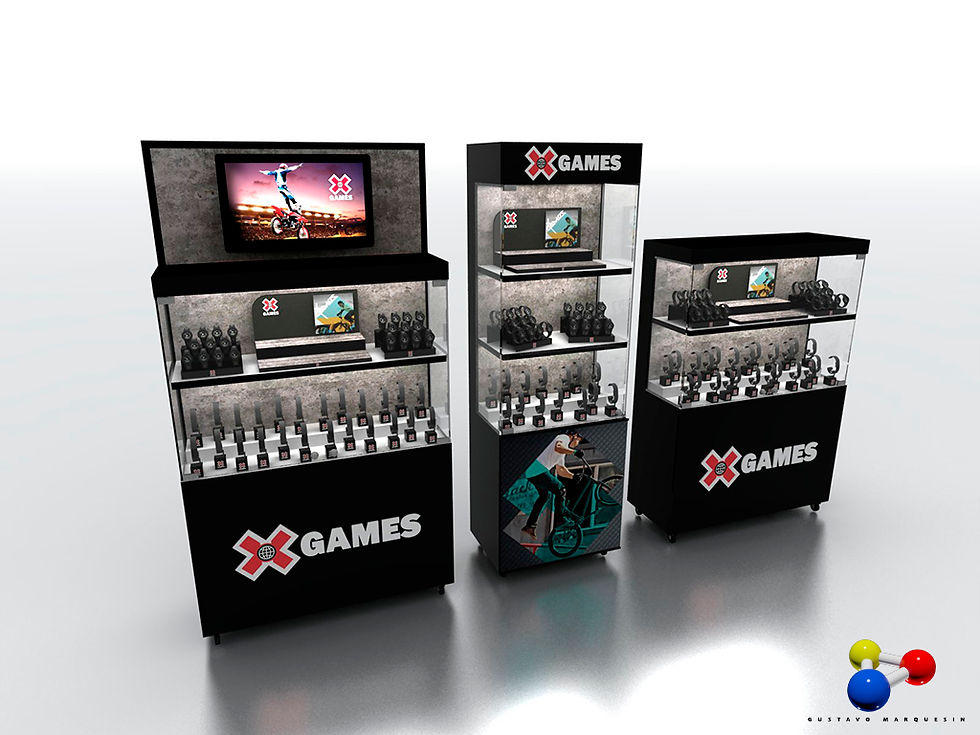 Projeto Expositores Relógio XGames