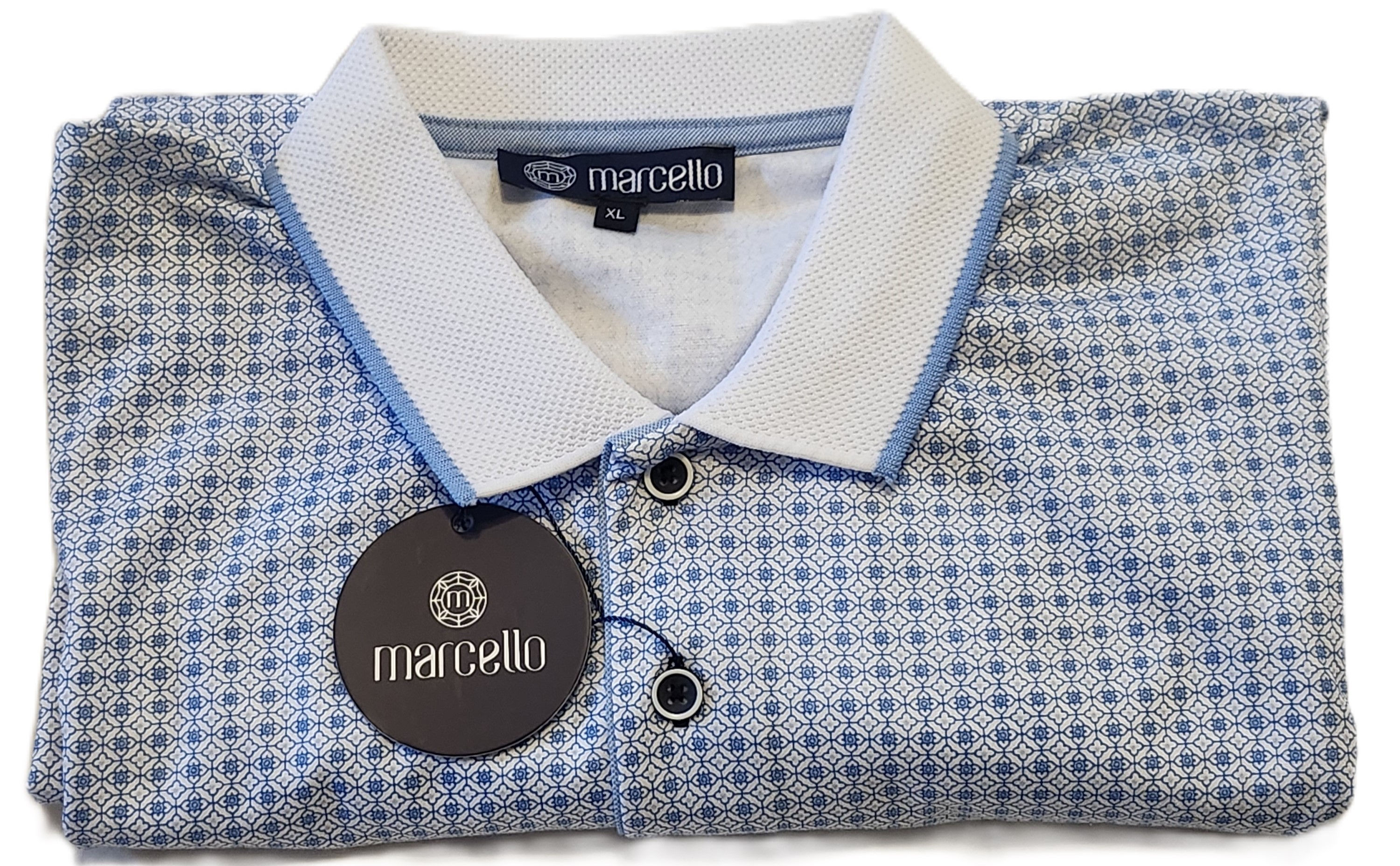 Marcello-Blue Deco Polo 106-Sky