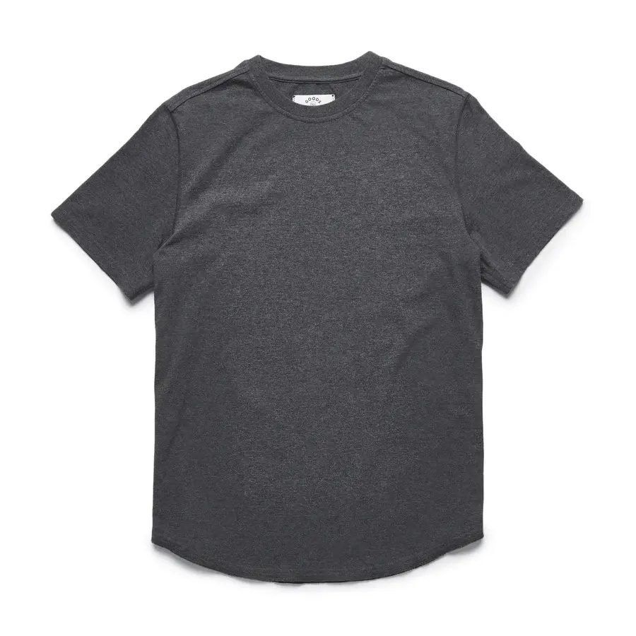 Surfside Supply Salty Scoop Jersey Tee-Heather Charcoal