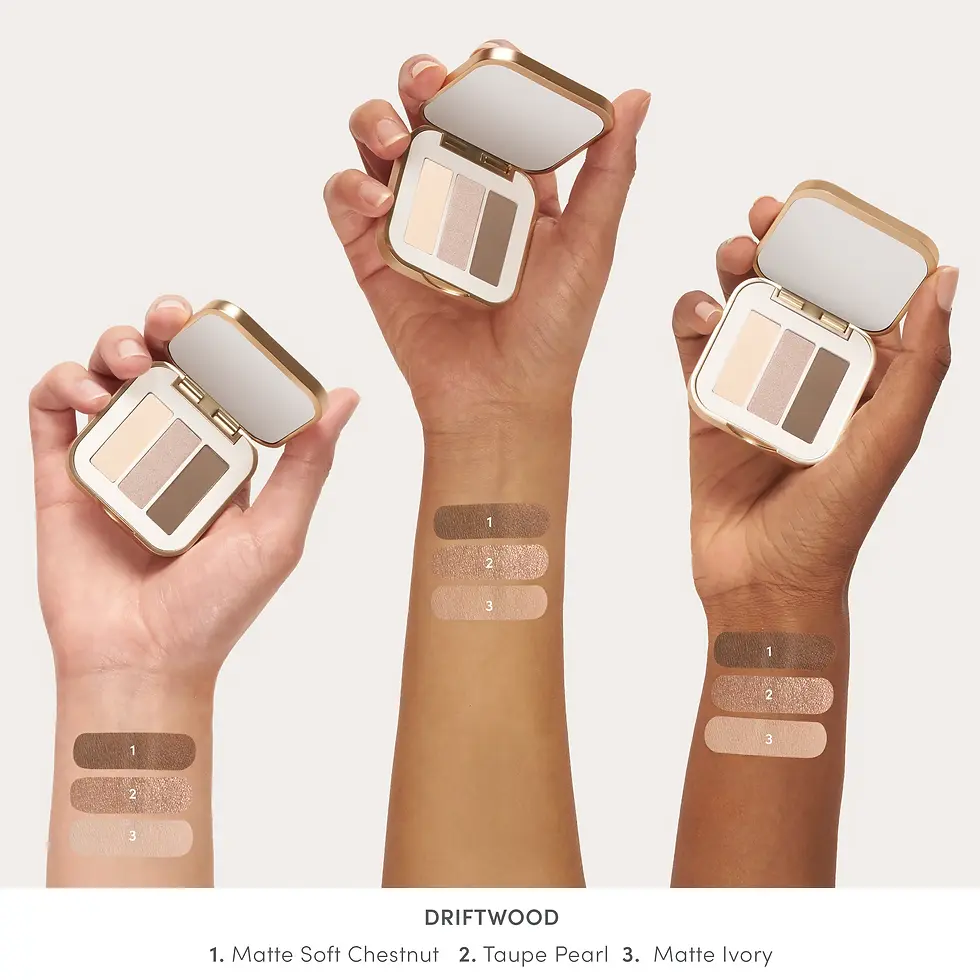 Thumbnail: Jane Iredale PurePressed Eyeshadow Triple - Driftwood