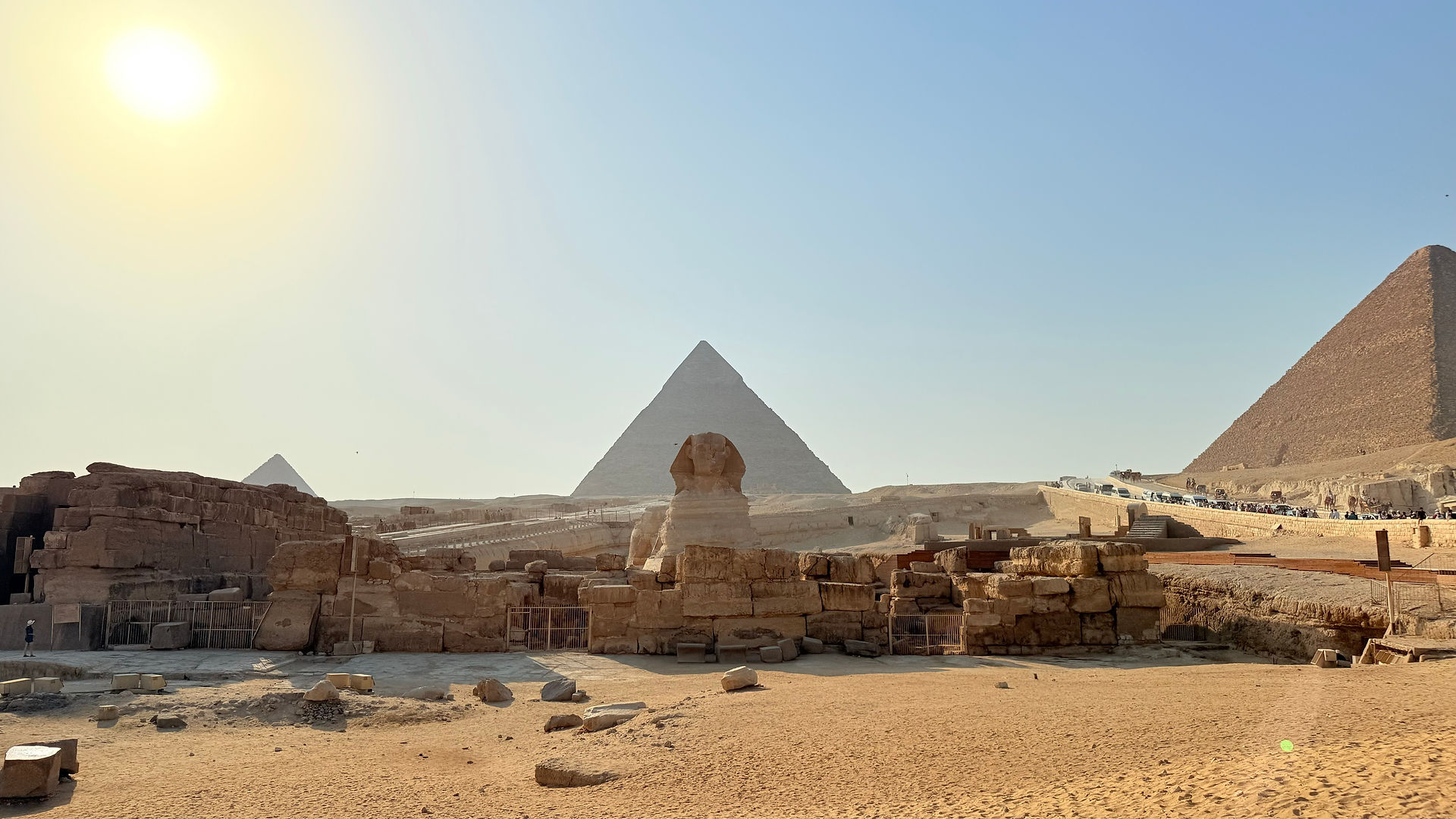 Pyramiden und Sphinx Gizeh