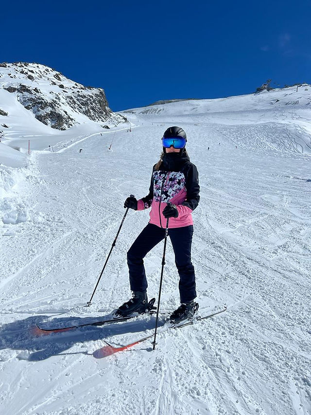 Nadine im Schnee