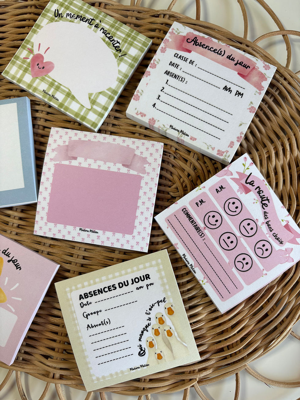 Miniature : Ensemble de post-it IMPARFAITS