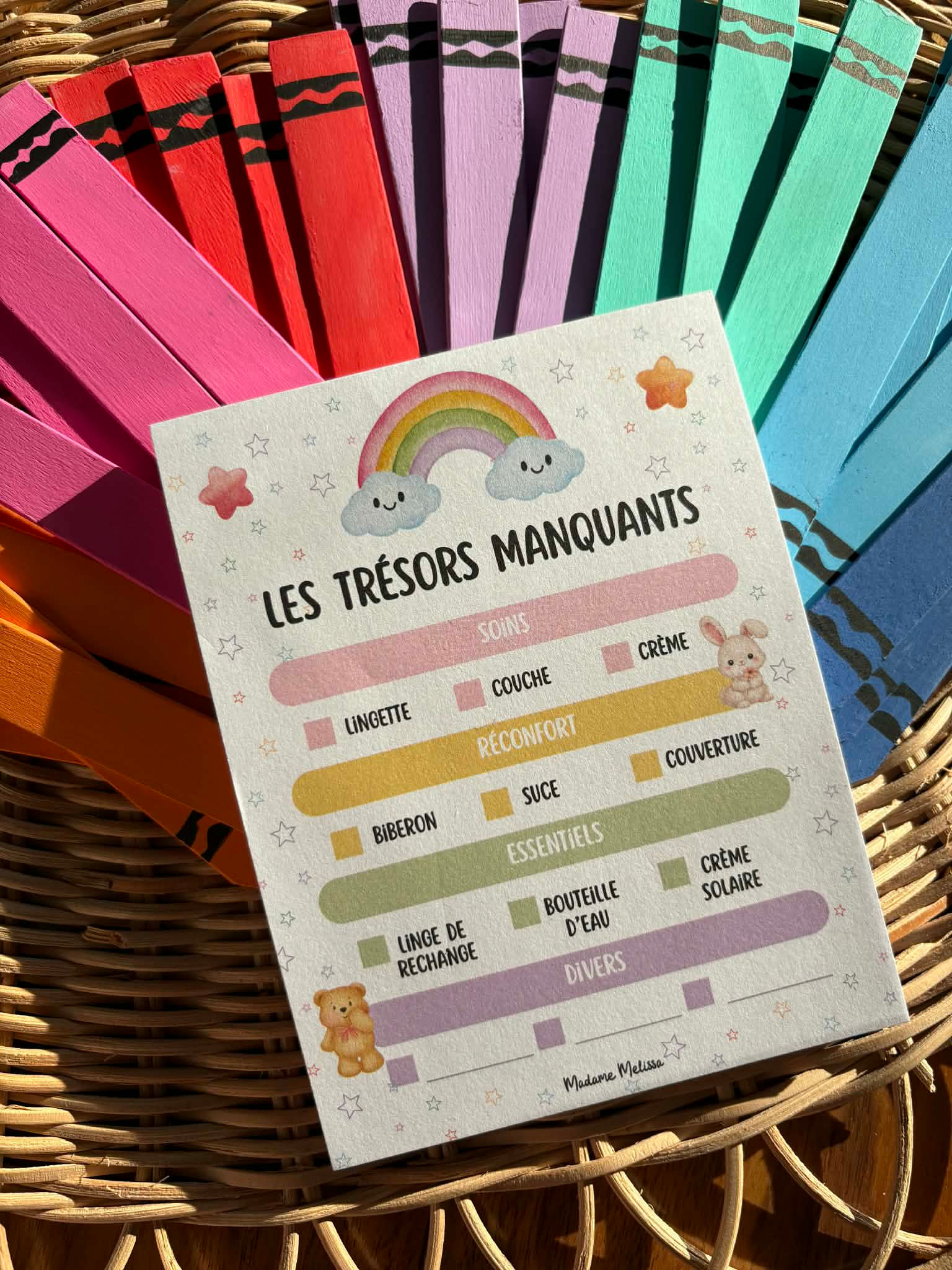 Bloc-notes Les trésors manquants