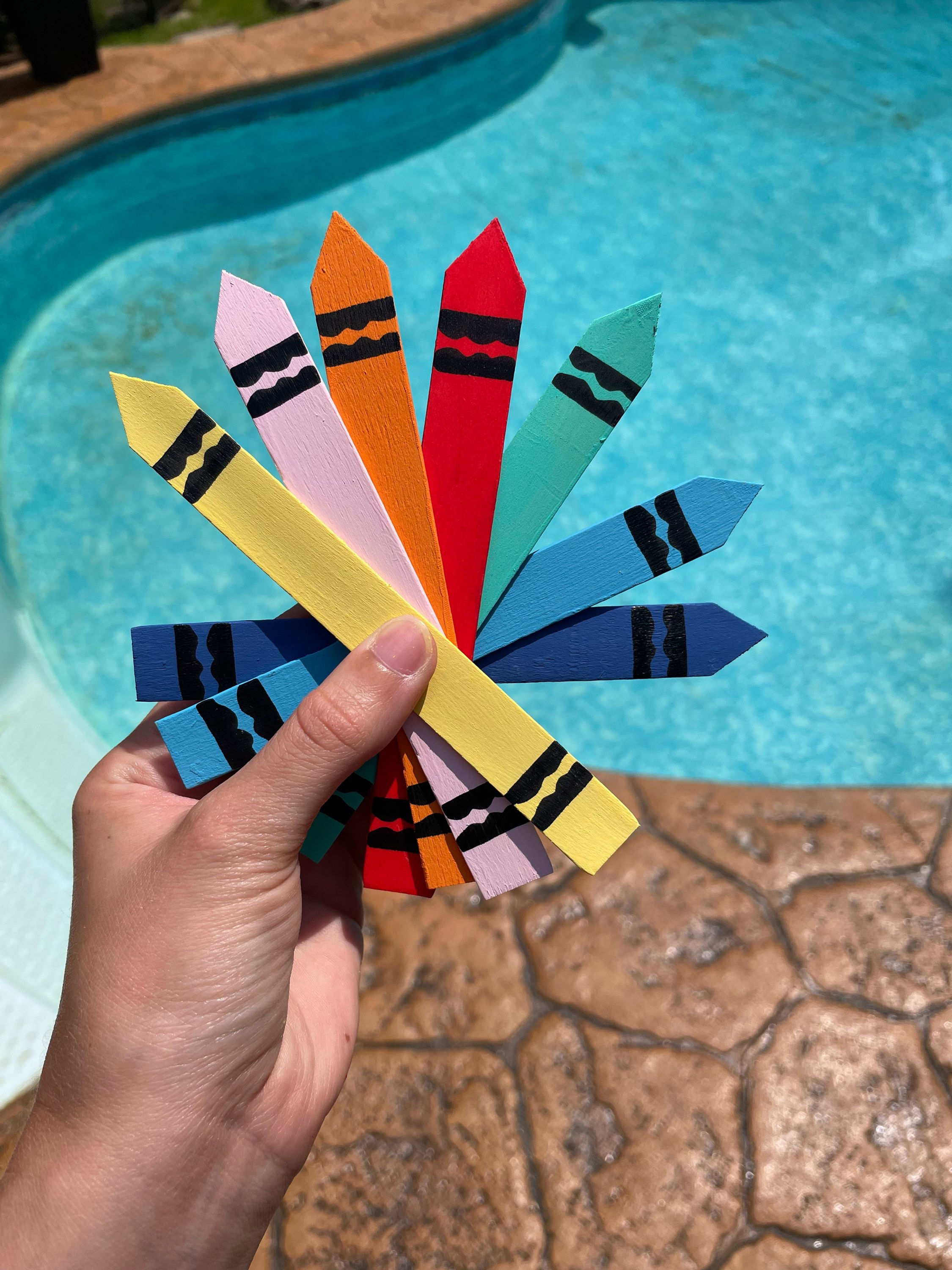 20 bâtons de pige COULEUR