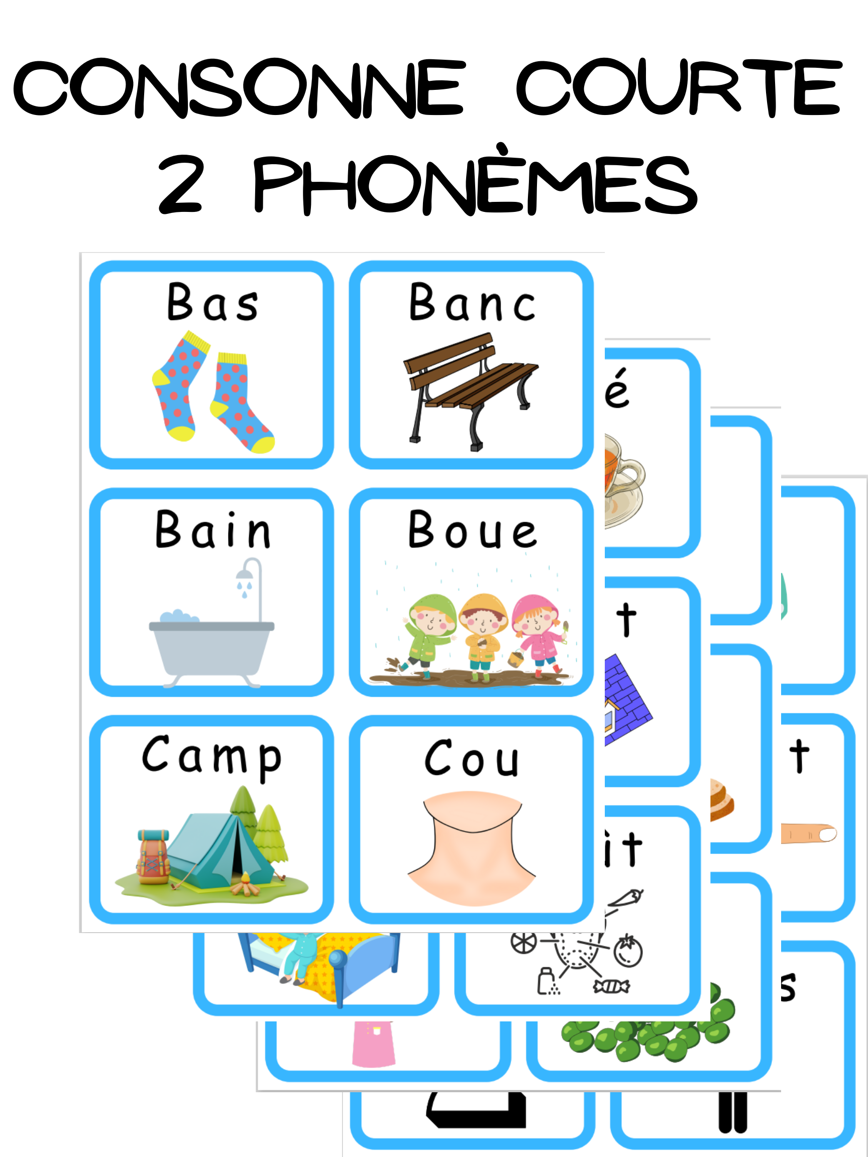 Consonne courte 2 phonèmes