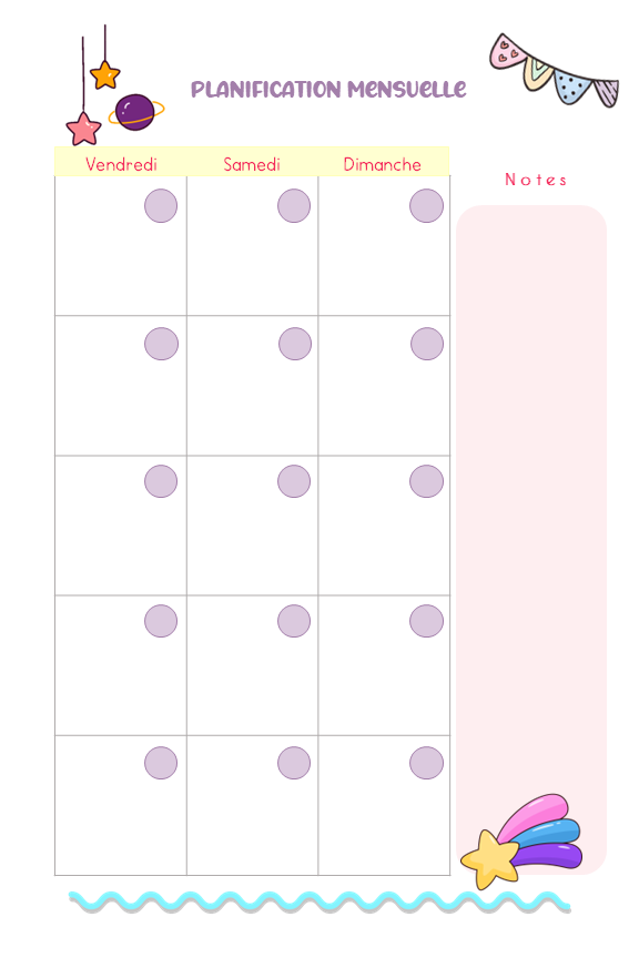 Miniature : Mon premier agenda 2