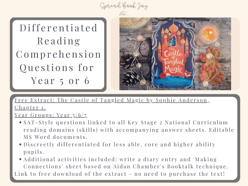 Year 5/6 Reading Comprehension Questions: The Castle of Tangled Magic