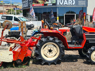 Tractor Yanmar F155 con rotovator. VENDIDO. Precio 4.500€