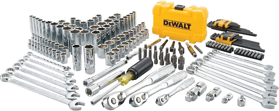 Thumbnail: DEWALT Mechanics Tools Kit and Socket Set, 168-Piece (DWMT73803)