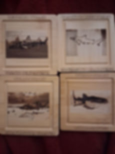 wood Coaster Set w/ Holder