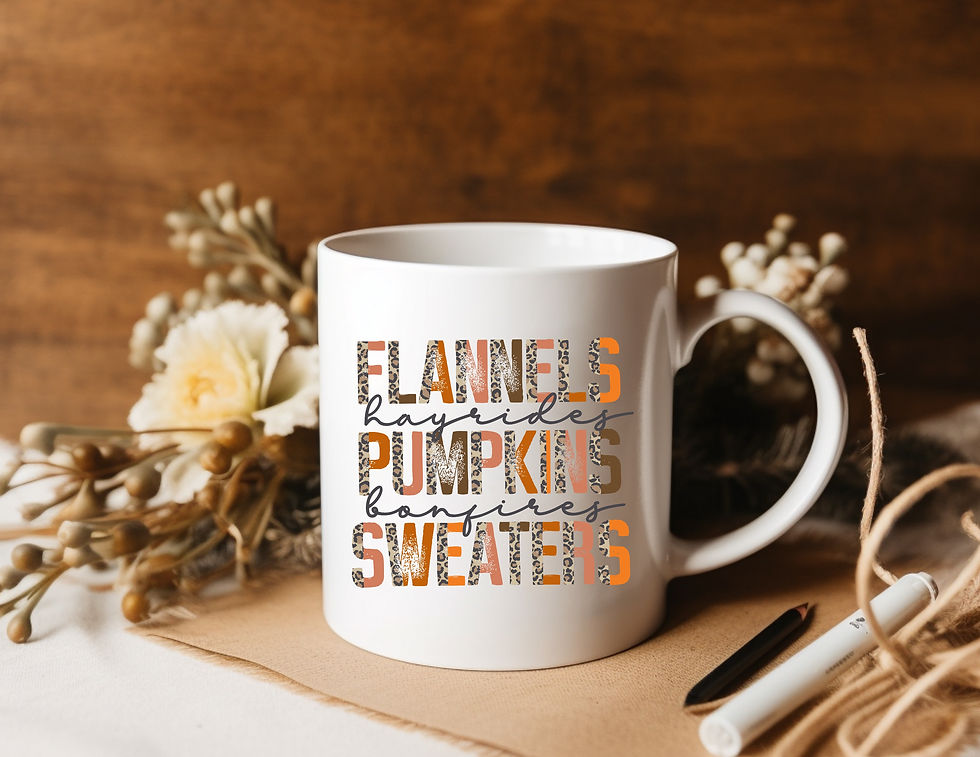 Flannels/Pumpkins/Sweaters-  12oz Mug