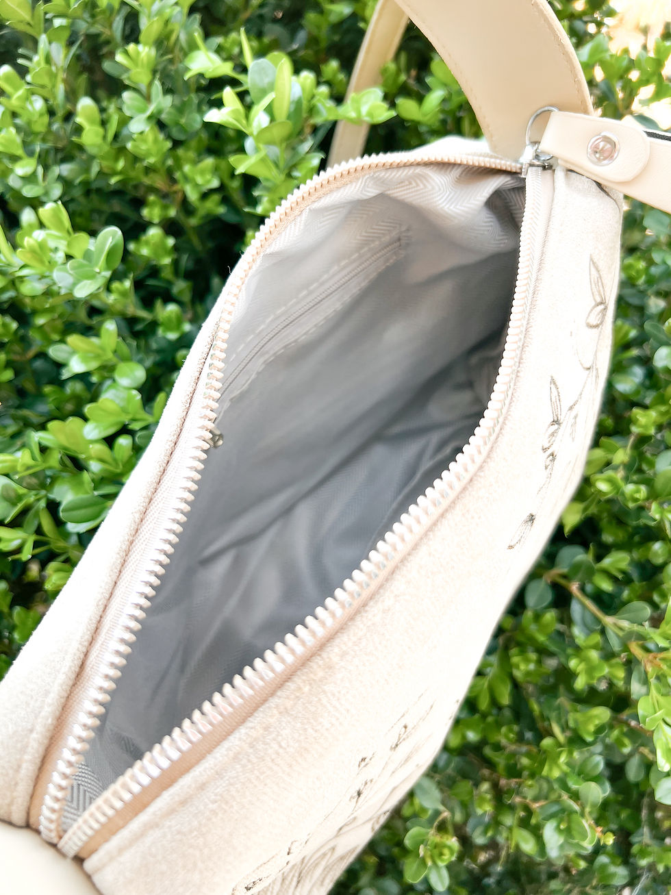 Thumbnail: Hand Burned Vegan Suede Small Purse