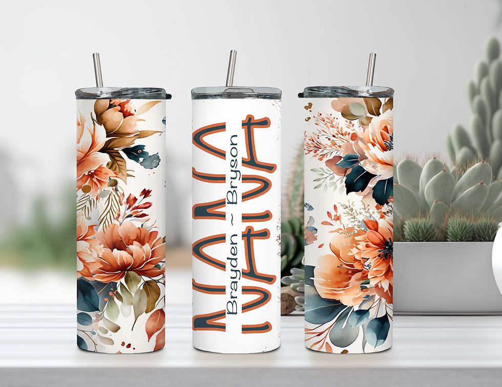 Nana with Custom Names -Sublimation Tumbler