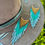 Thumbnail: Glass Bead Western Fringe Hoops