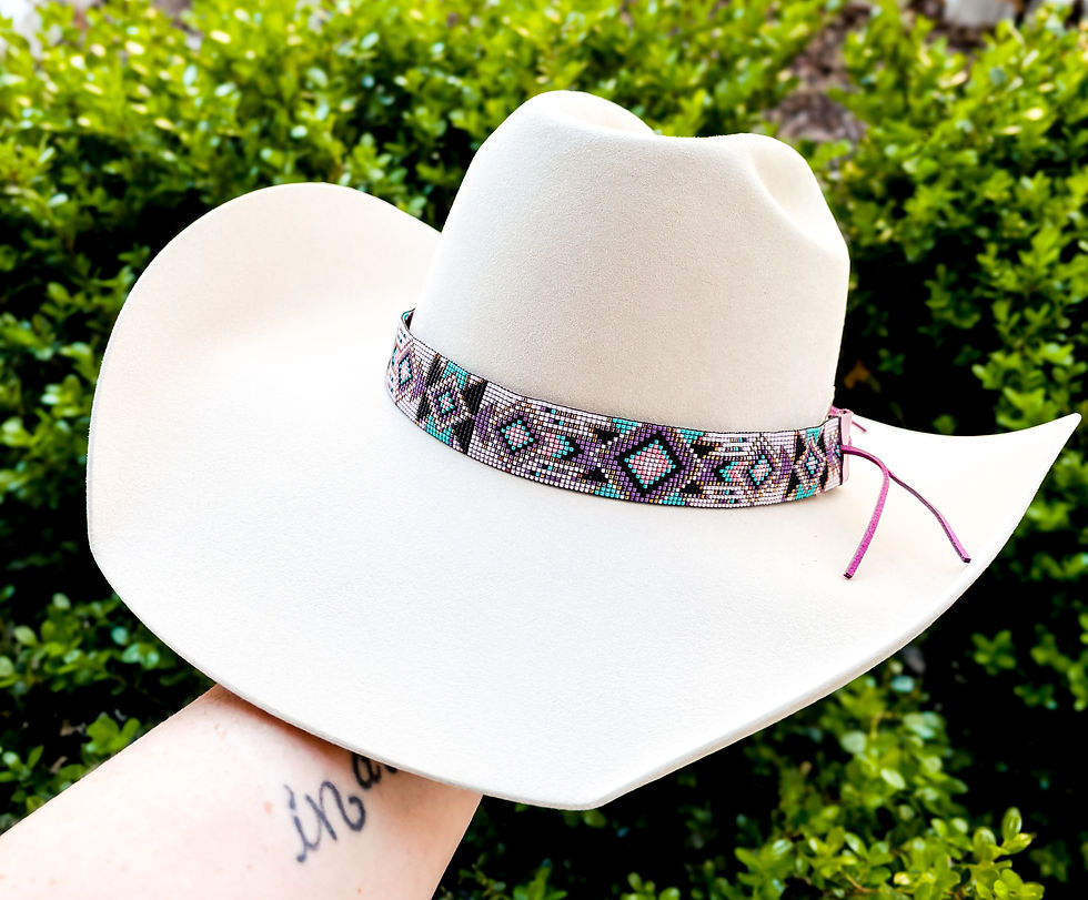 Thumbnail: Western Beaded Hat Band 1