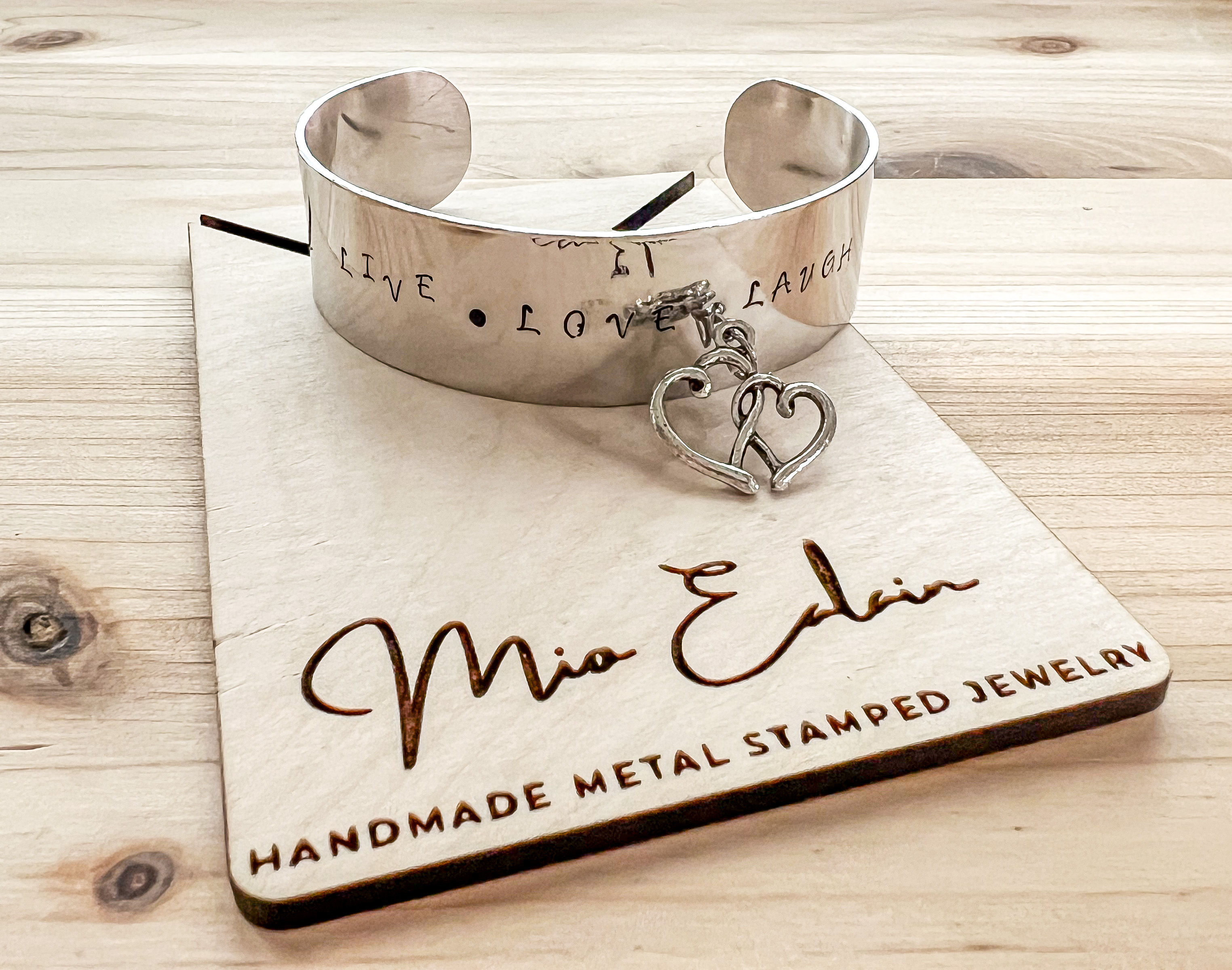 LIVE . LOVE . LAUGH Cuff Bangle