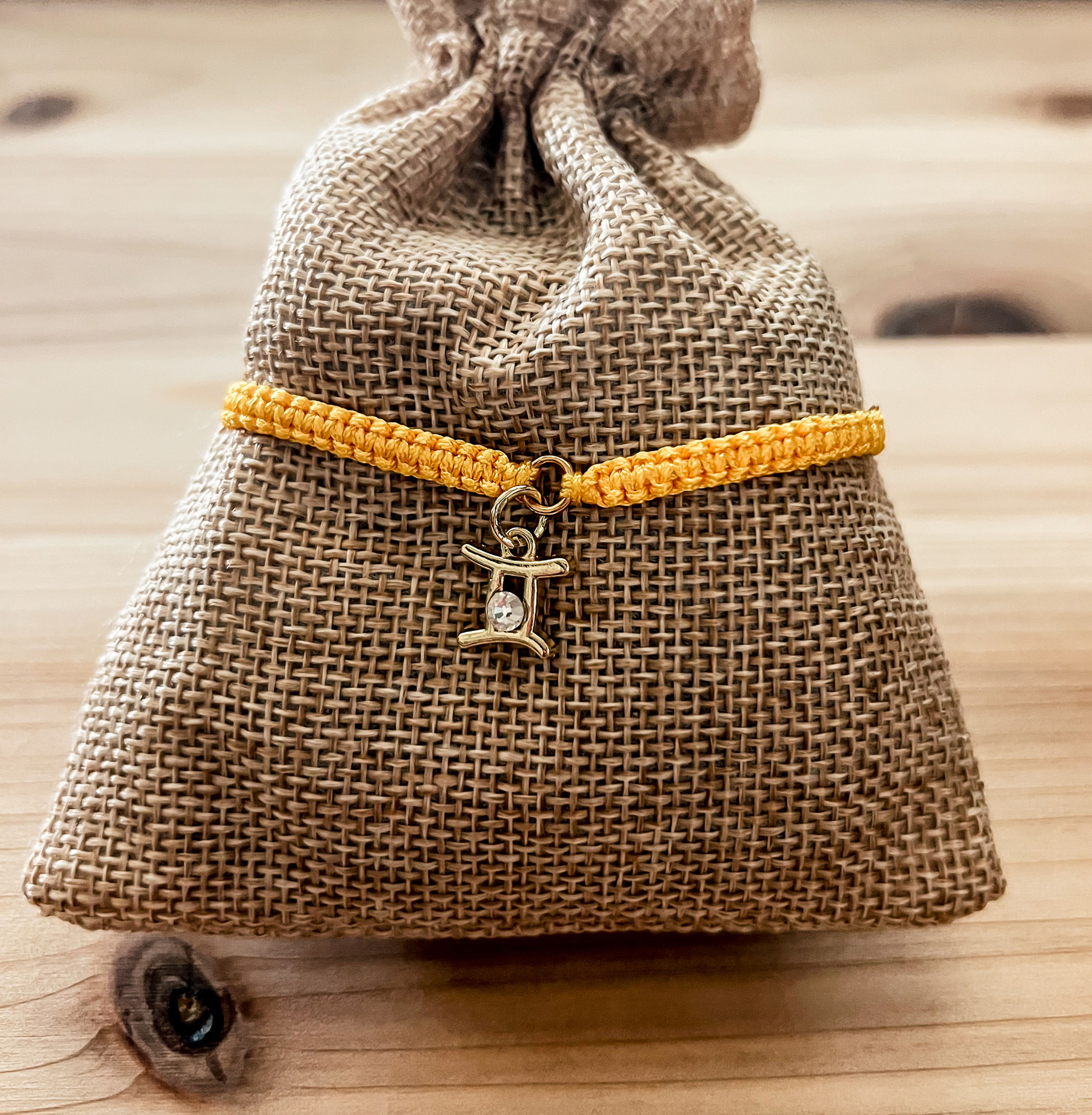 Knotted Zodiac Bracelet- Gemini