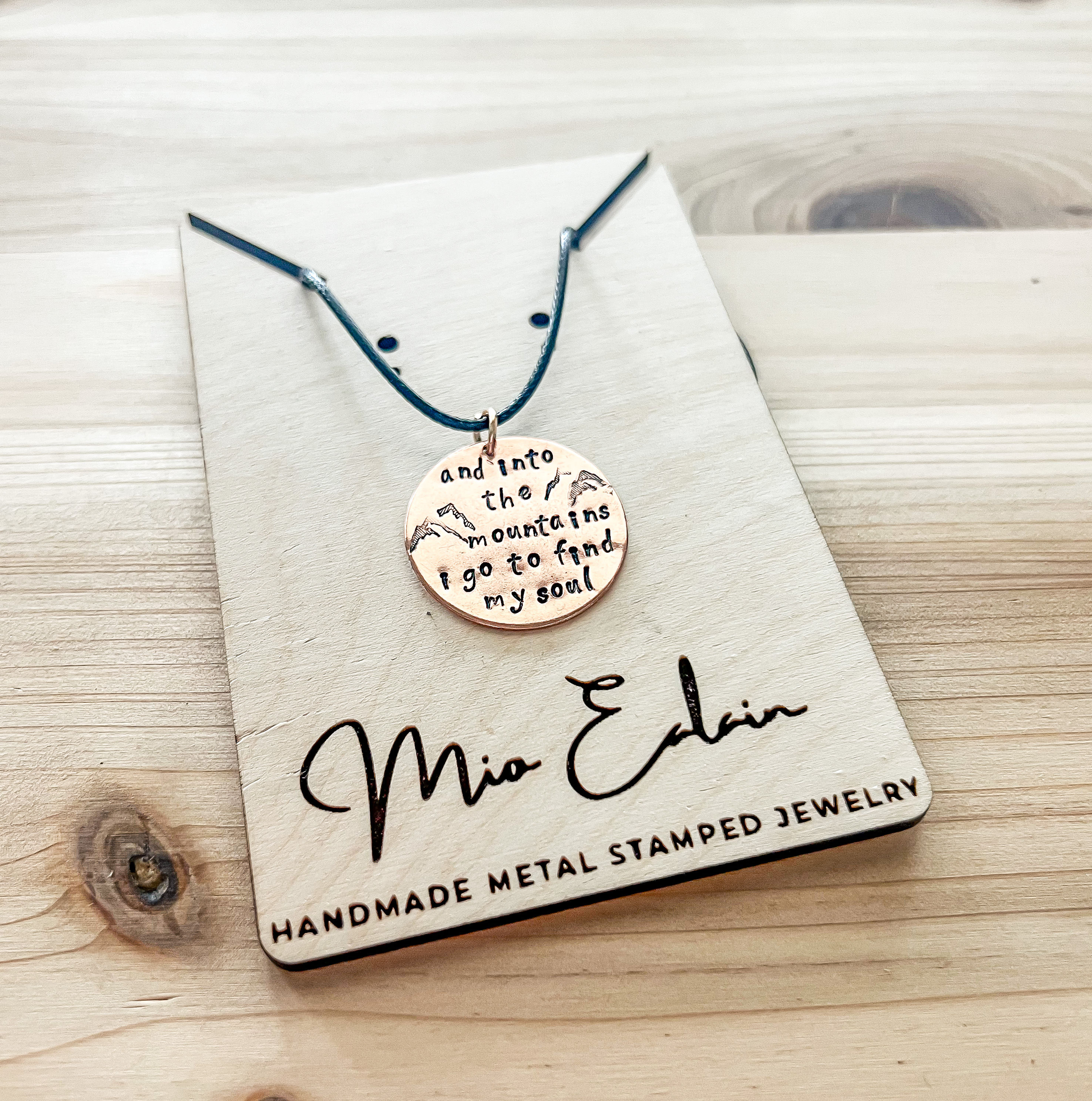 Bronze Mountain Necklace