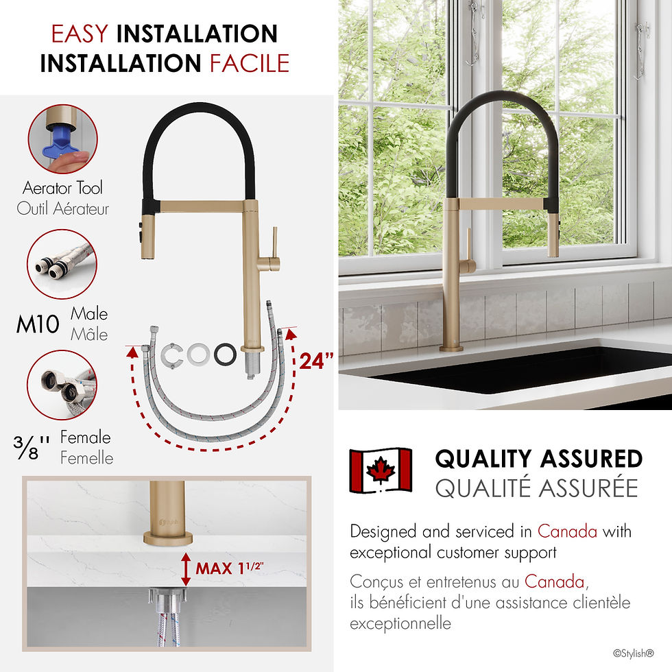 Miniature : STYLISH Pull Out Kitchen Faucet K-140G