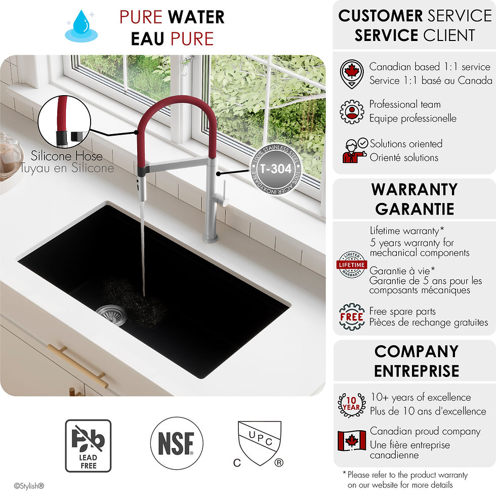 Thumbnail: STYLISH Pull Out Kitchen Faucet K-140R