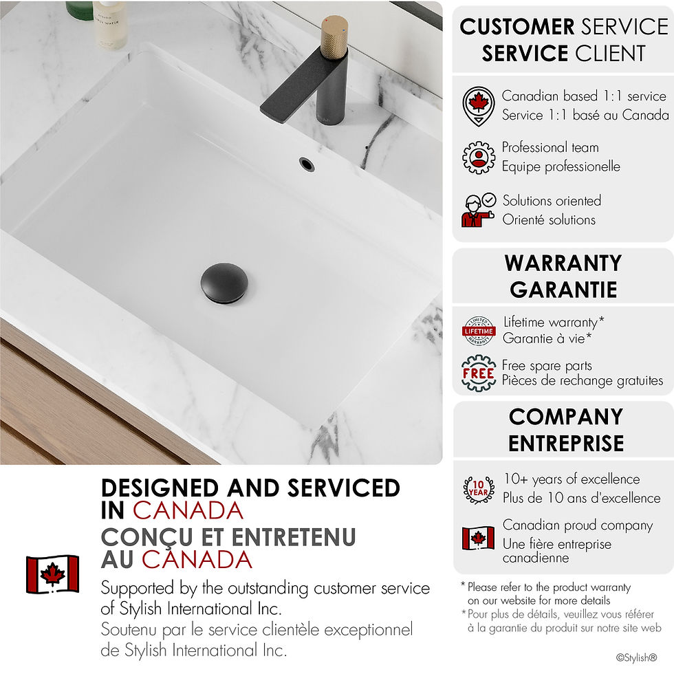 Thumbnail: STYLISH 24'' Undermount Bathroom Sink VOGUISH P-208