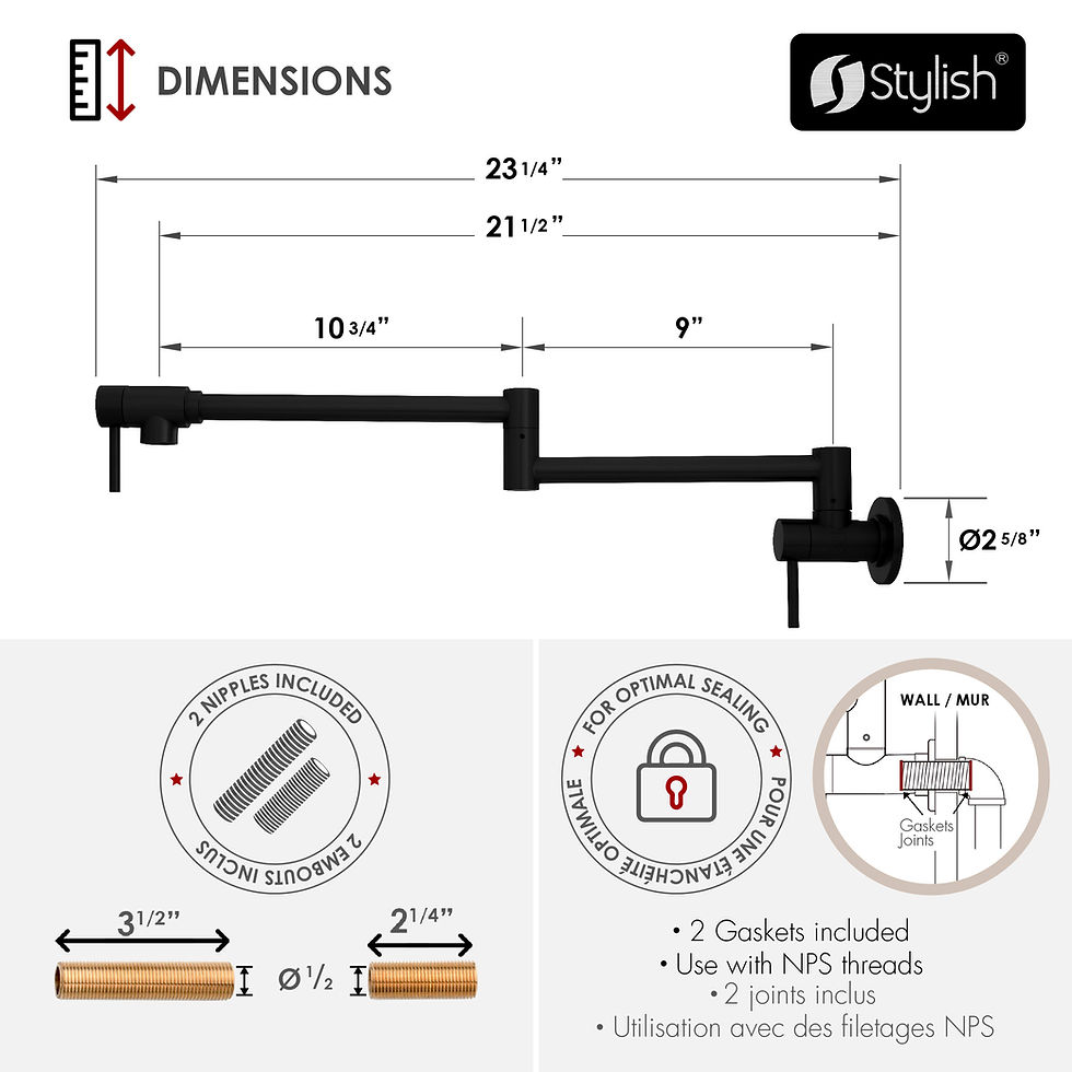 Thumbnail: STYLISH Kitchen Pot Filler Faucet K-145N