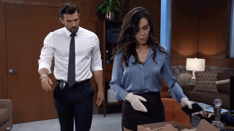 Anna shows Chase a recovered gun 2024