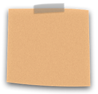 post it orange